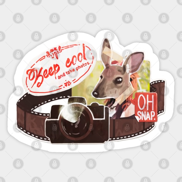 keep cool and take photos Sticker by CraftyWorld_84